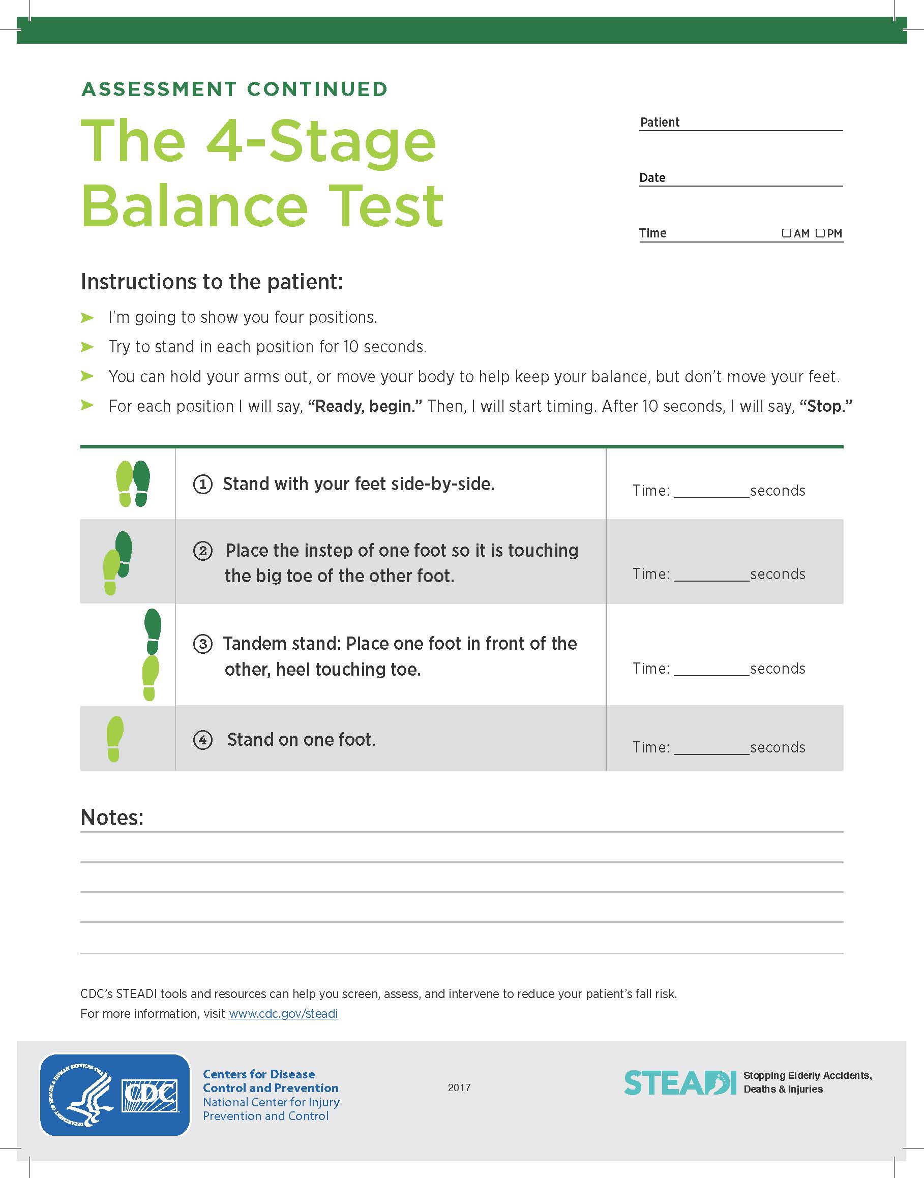 | 4 Stage Balance Test print Page 2