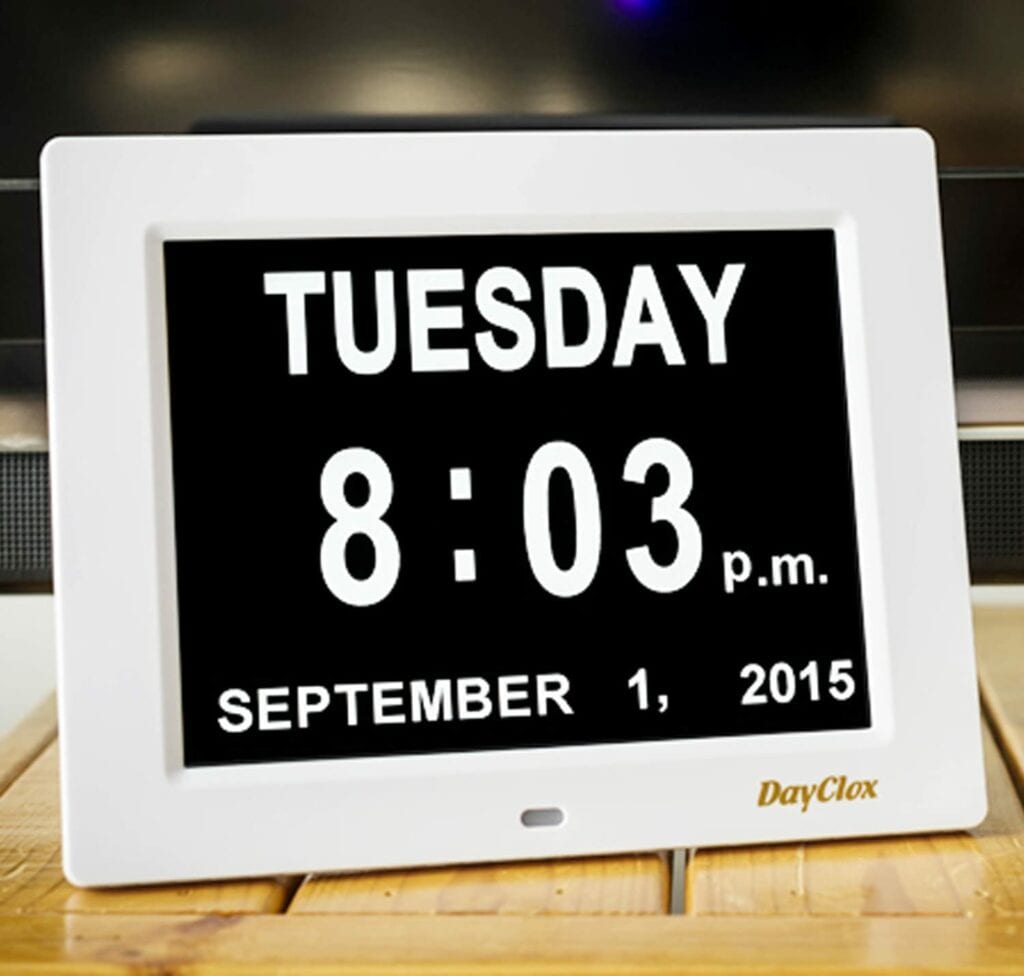 Best Dementia Clocks For Seniors - DayClox – The Original Memory Loss Digital Calendar Day Clock