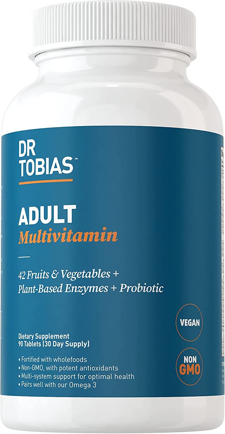 Best Multivitamin For The Elderly | Dr. Tobias Adult Multivitamin Supplement