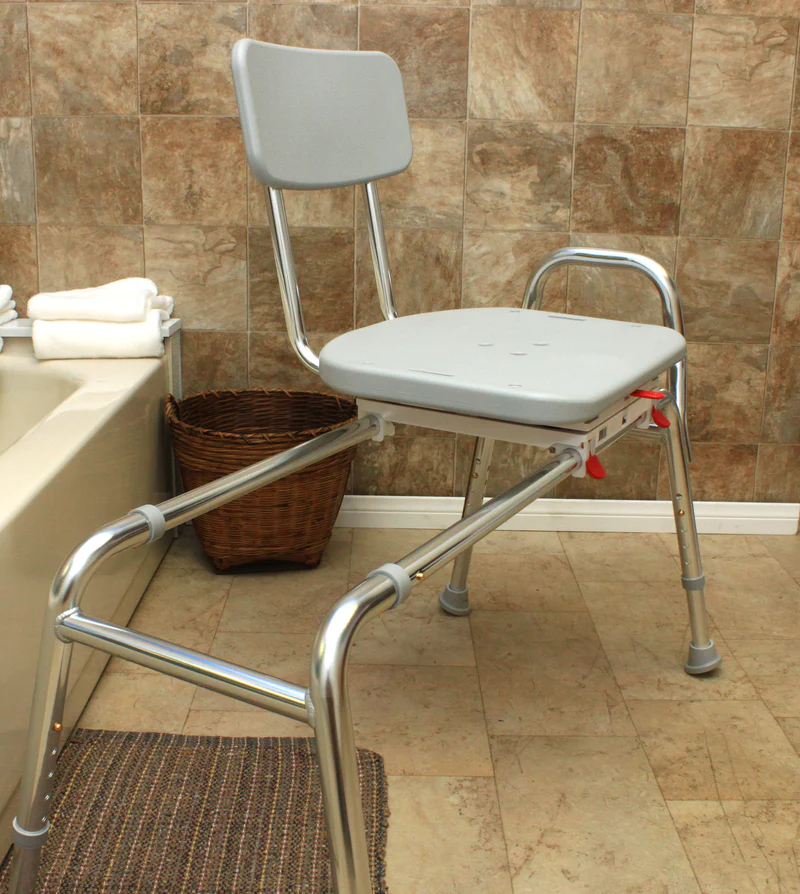 Eagle Health Sliding Transfer Bench Review - Out of the Tub