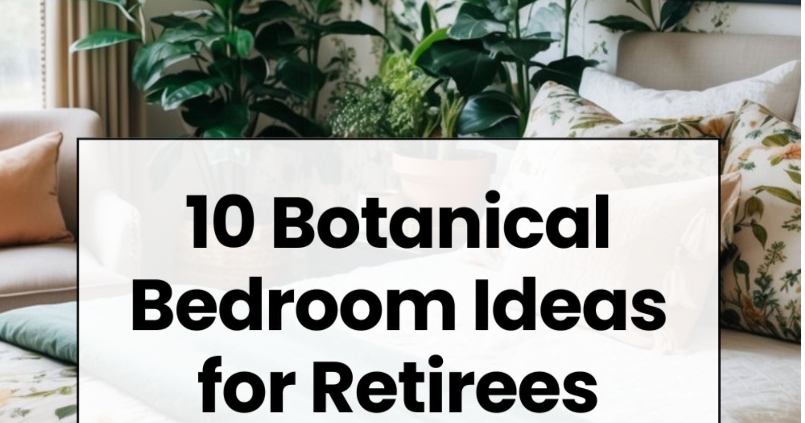 10 botanical bedroom ideas for retirees