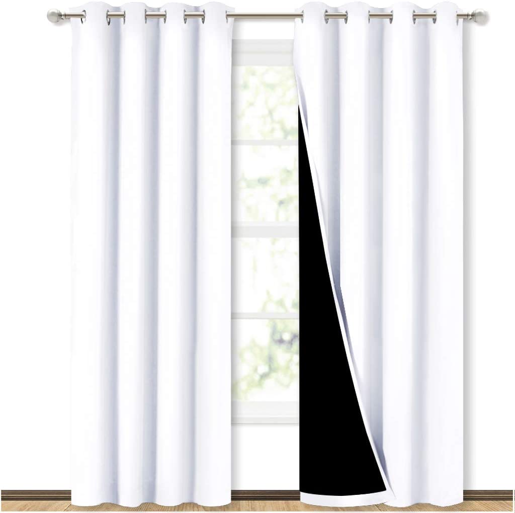 Best Blackout Curtains For Seniors | NICETOWN 100 Blackout Window Curtain Panels