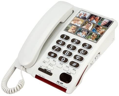 Best Cordless Phones For Seniors With Dementia | Serene Innovations HD 40P High Definition Amplified Photo Phone