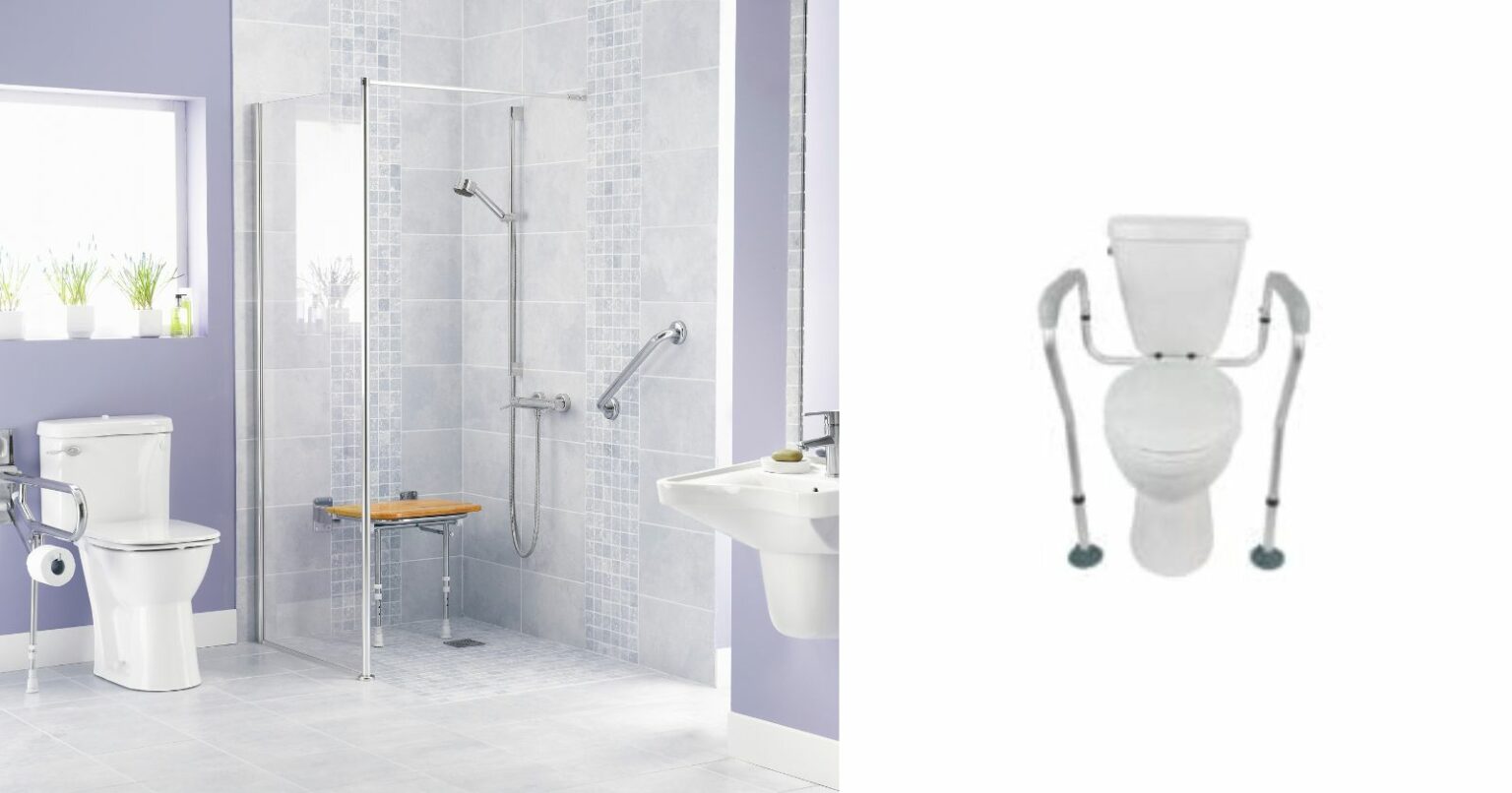 Vive Toilet RailBathroom Safety Frame Review Elderly Independence