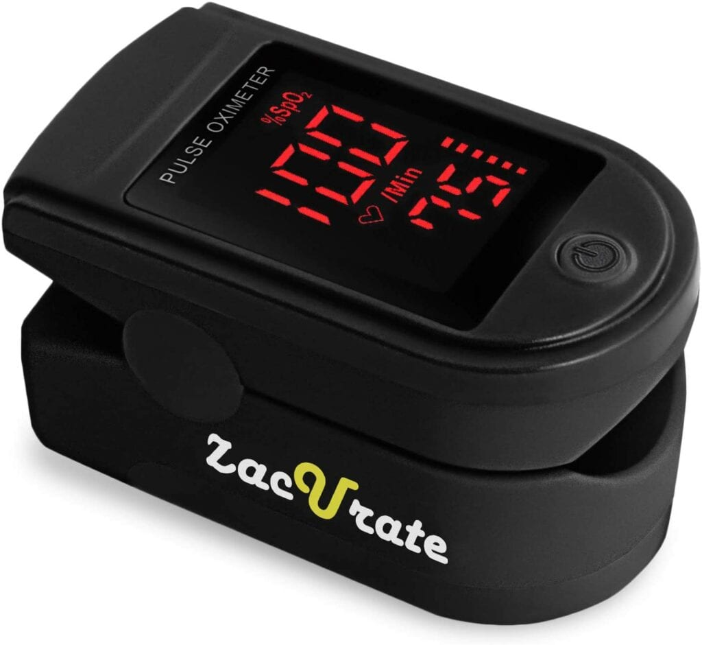 Best Blood Oxygen Monitors For Seniors | Zacurate Pro Series 500DL Fingertip Pulse Oximeter