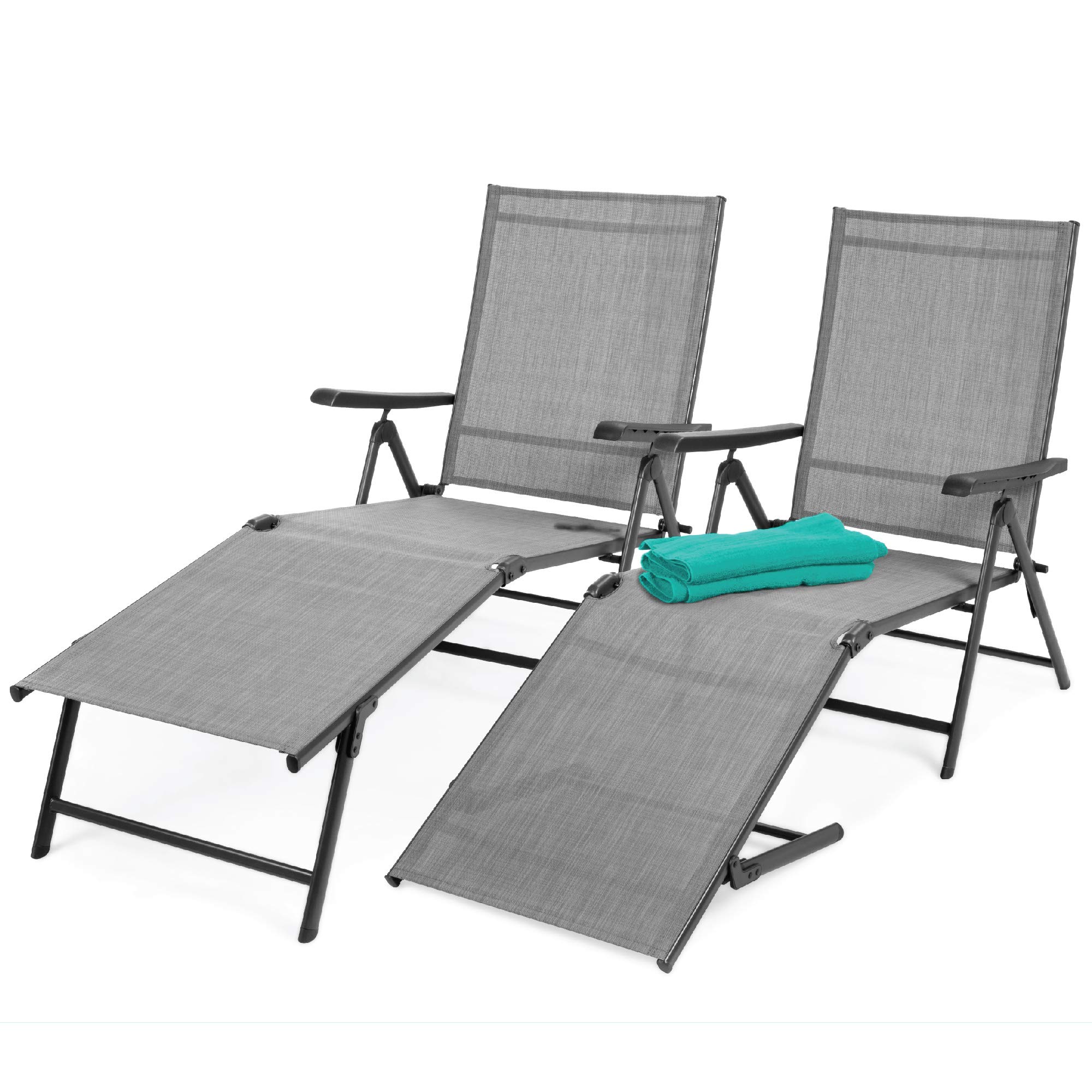 Best Outdoor Lounge Chairs for Seniors Is This Set of 2 Outdoor Patio Chaise Lounge Chair