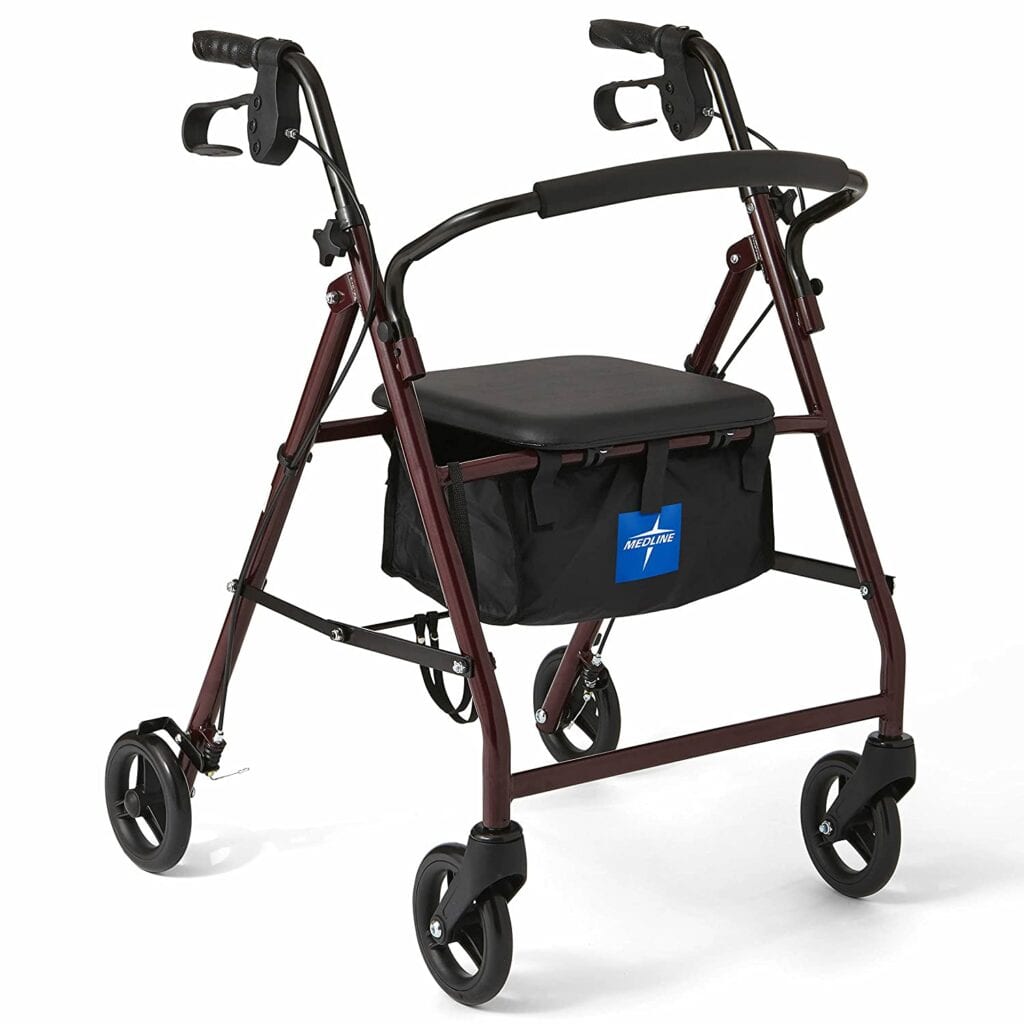 Best Walkers With A Seat For Seniors | medline seat walker