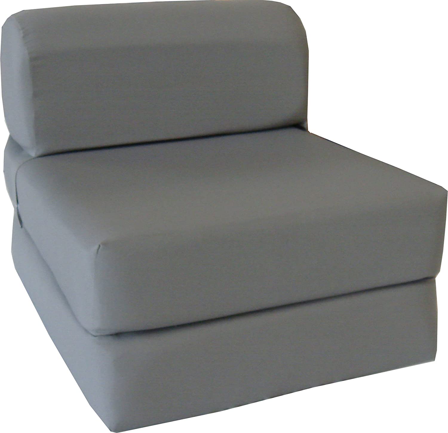 D&D Futon Furniture Gray Sleeper Chai