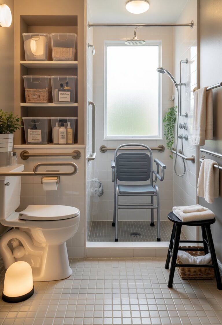 Small Bathroom Organization Ideas for Seniors