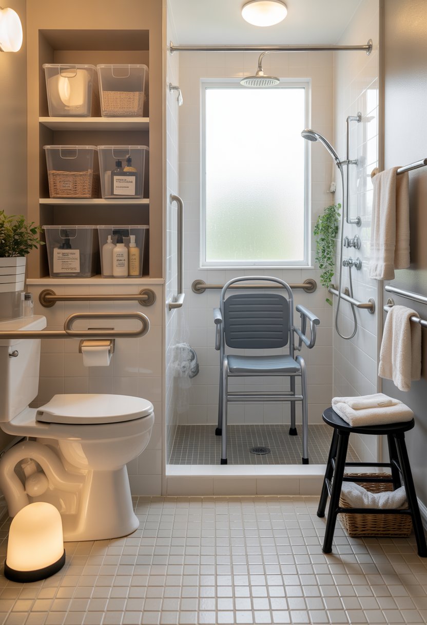 Small Bathroom Organization Ideas for Seniors